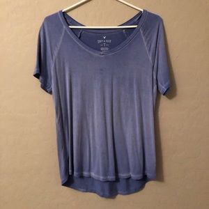 blue vneck